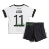 Maillot de Supporter Allemagne Mario Gotze 11 Domicile Coupe du Monde 2022 Pour Enfant